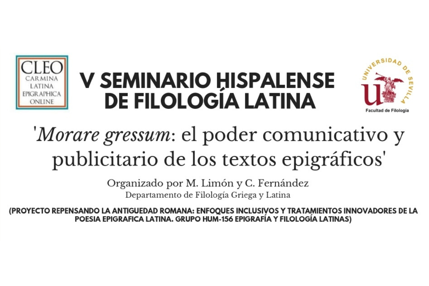 V Seminario Hispalense de Filología Latina