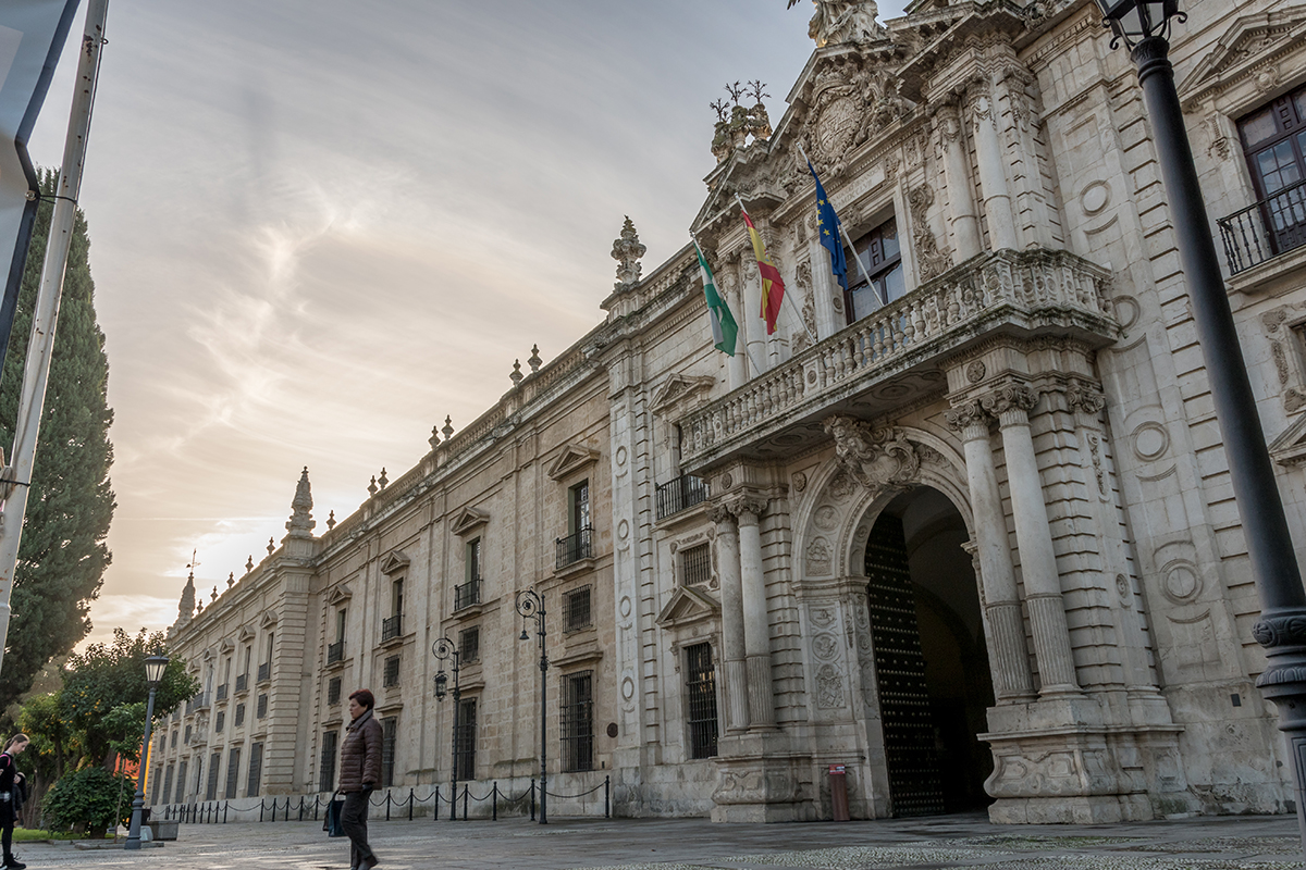 Fachada del Rectorado de la Universidad de Sevilla