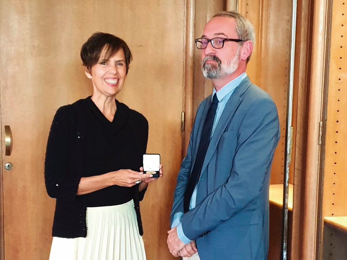 Ruth Pliego recibe el Jeton de Vermeil 2025