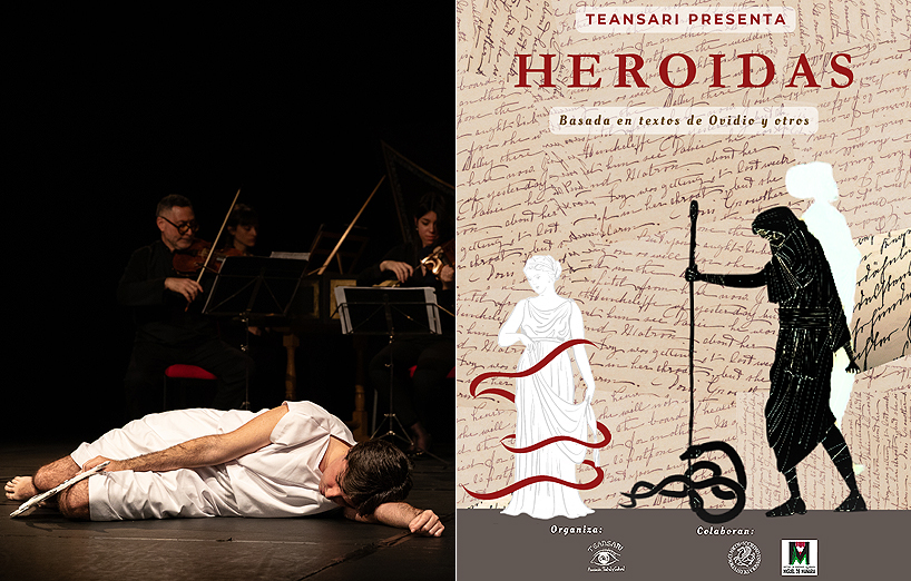 21 GRADOS · ΔRAMATA · Orfeo (Academia orquestal OBS + Grupo de teatro IES Macarena) | Heroidas (Grupo de teatro Teansari)