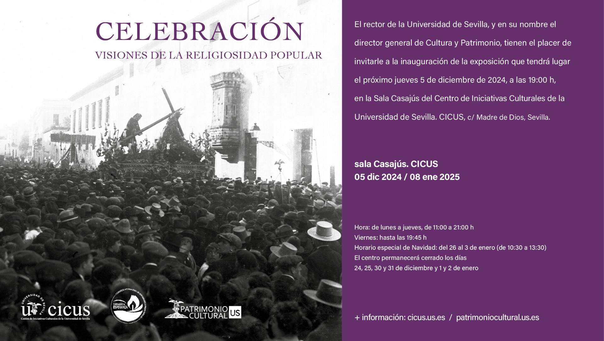 Exposición: Celebración. Visiones de la religiosidad popular