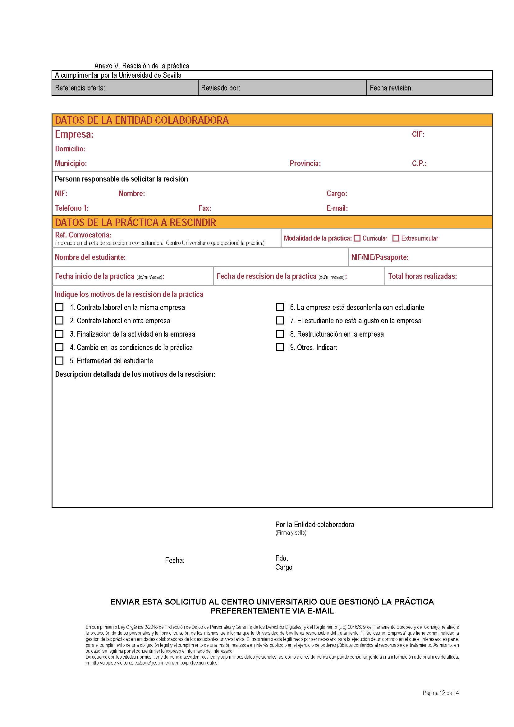 Convenio tipo prácticas-tfe