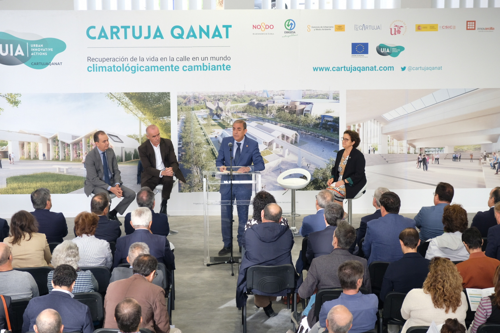 El Espacio Cartuja Qanat Encaja Con Un Nuevo Concepto De Campus Abierto Universidad De Sevilla