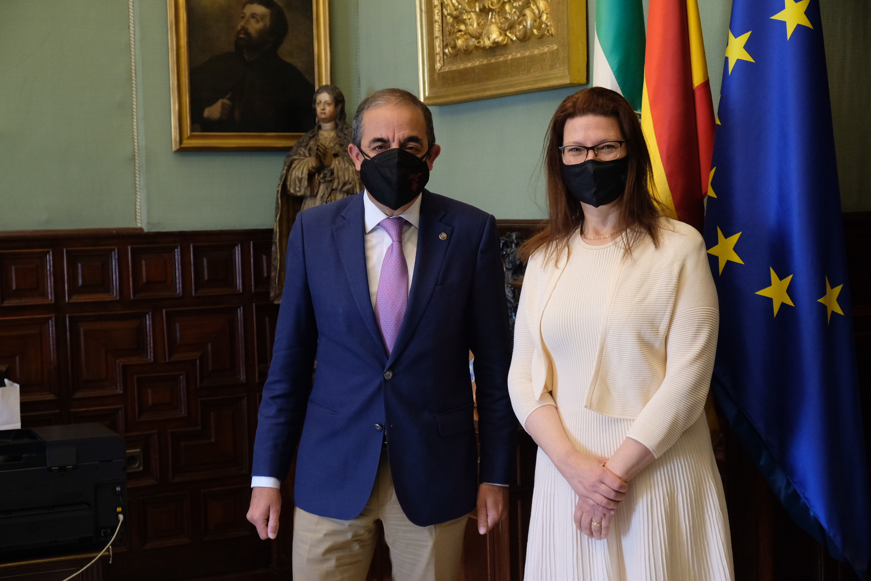 El rector de la US se reune con la directora de la ANECA
