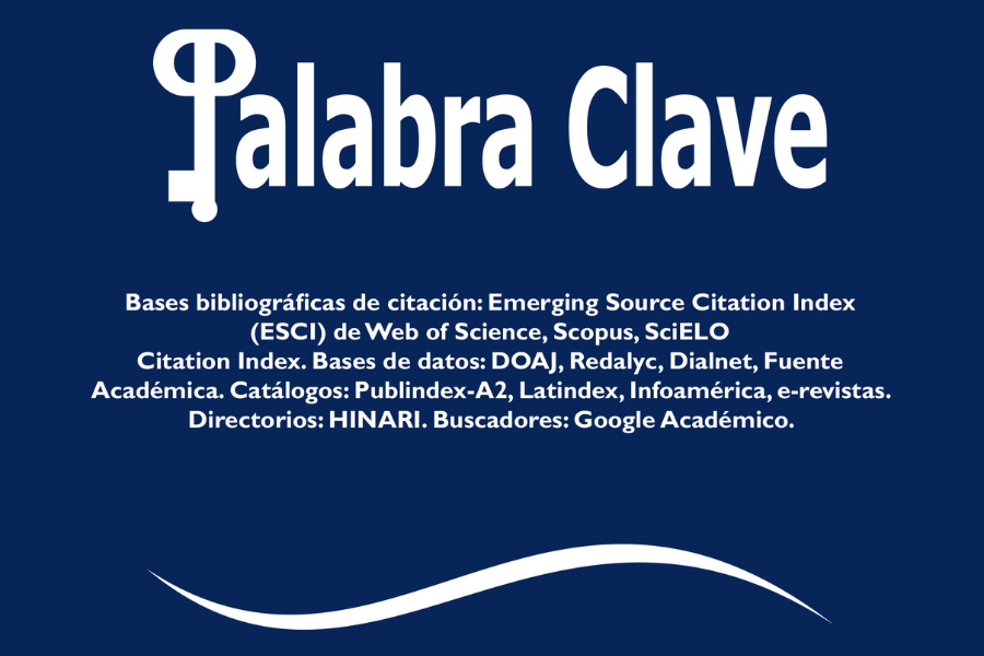 Portada de la revista Palabra Clave