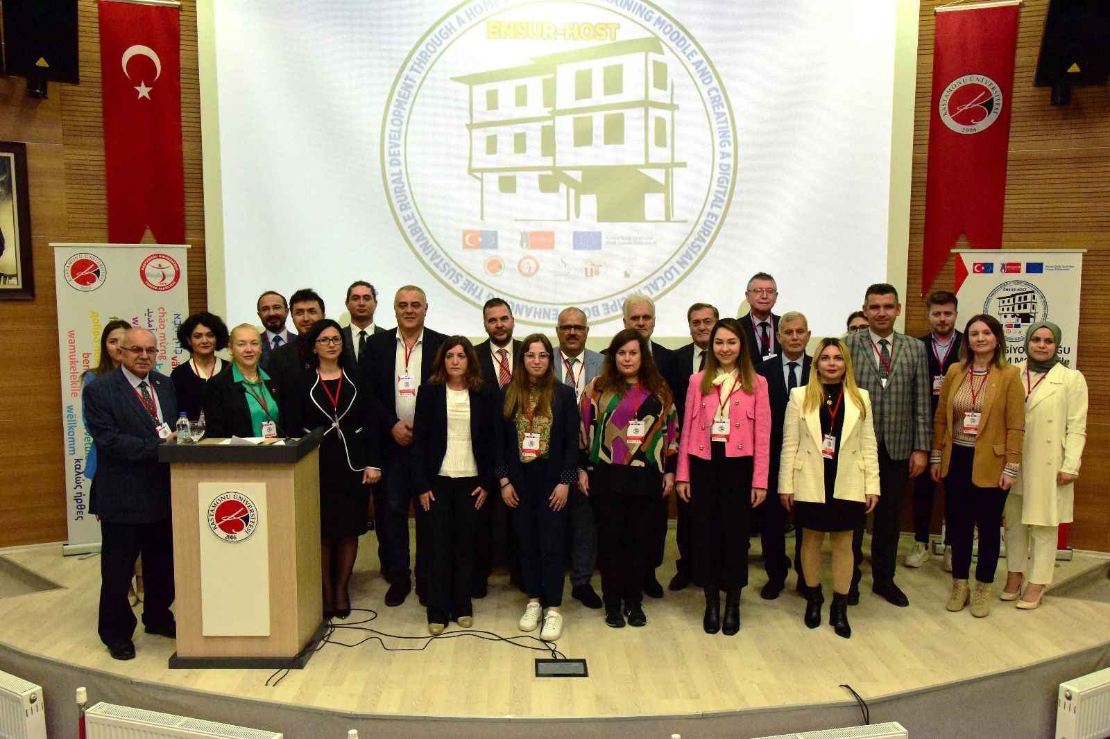 Imagen de la reunión celebrada en la Universidad de Kastamonu (Turquía)