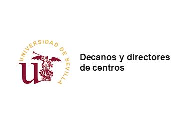 Decanos y directores de centros