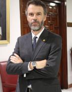Decano de la Facultad de Física, Felipe Gutiérrez Mora